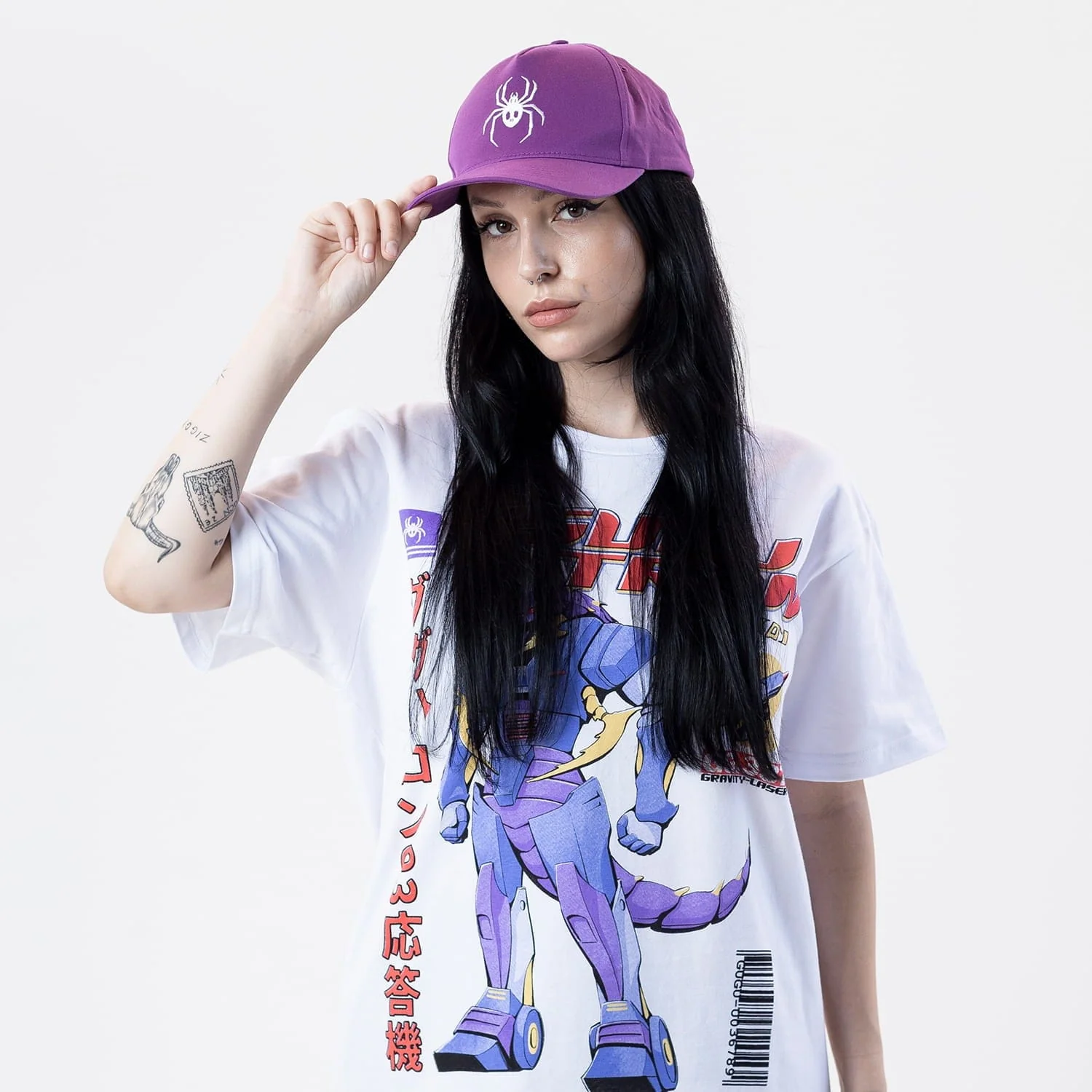 czapka z daszkiem "GUGU" violet - Image 5