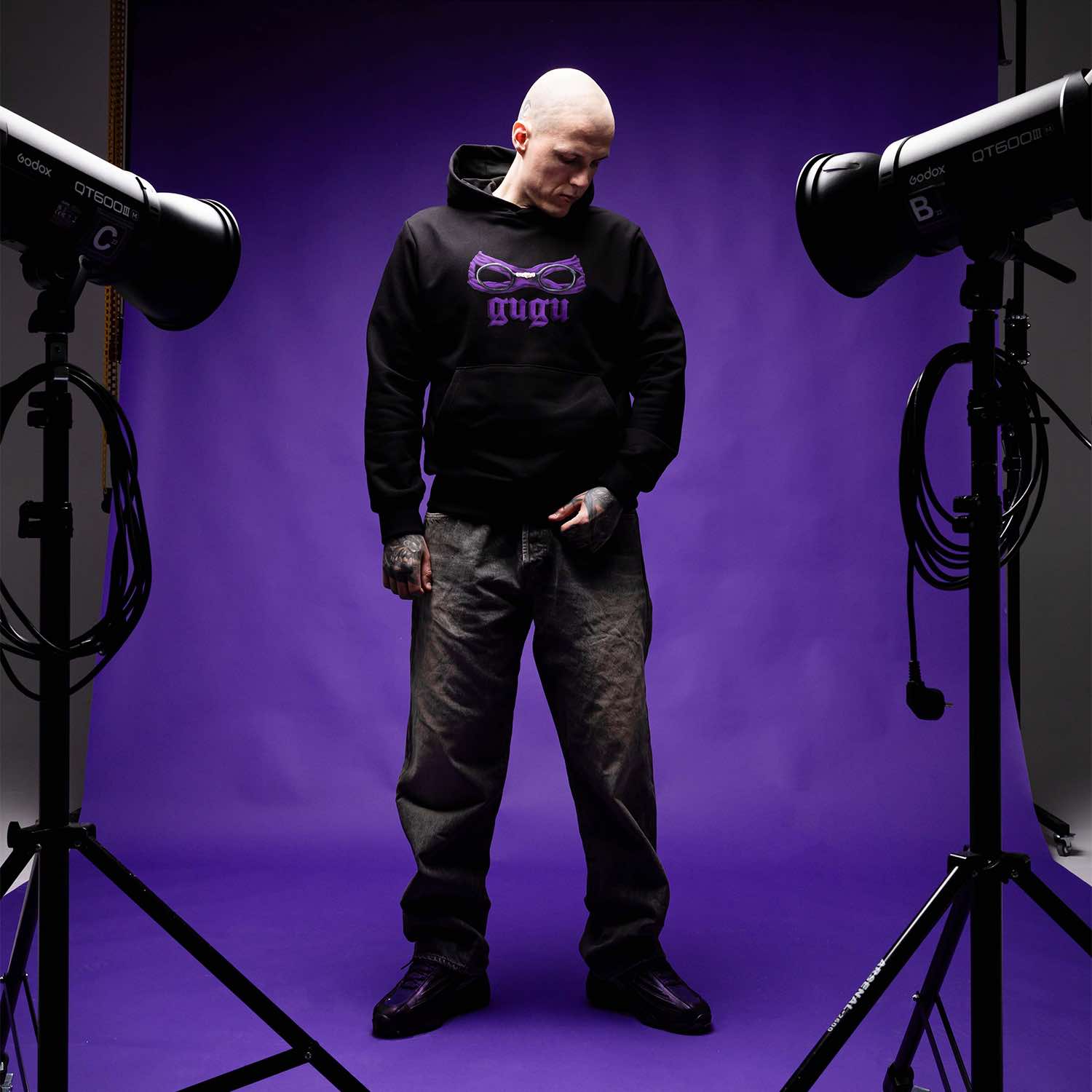 hoodie „DONATELLO" black - Image 6