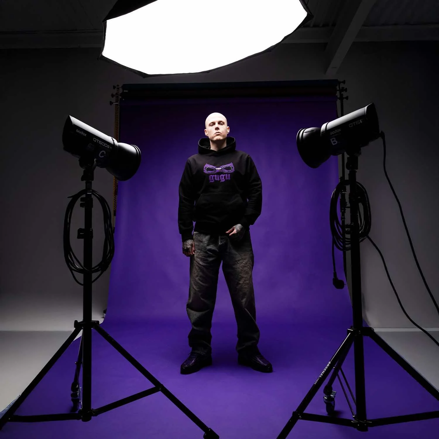 hoodie „DONATELLO" black - Image 8