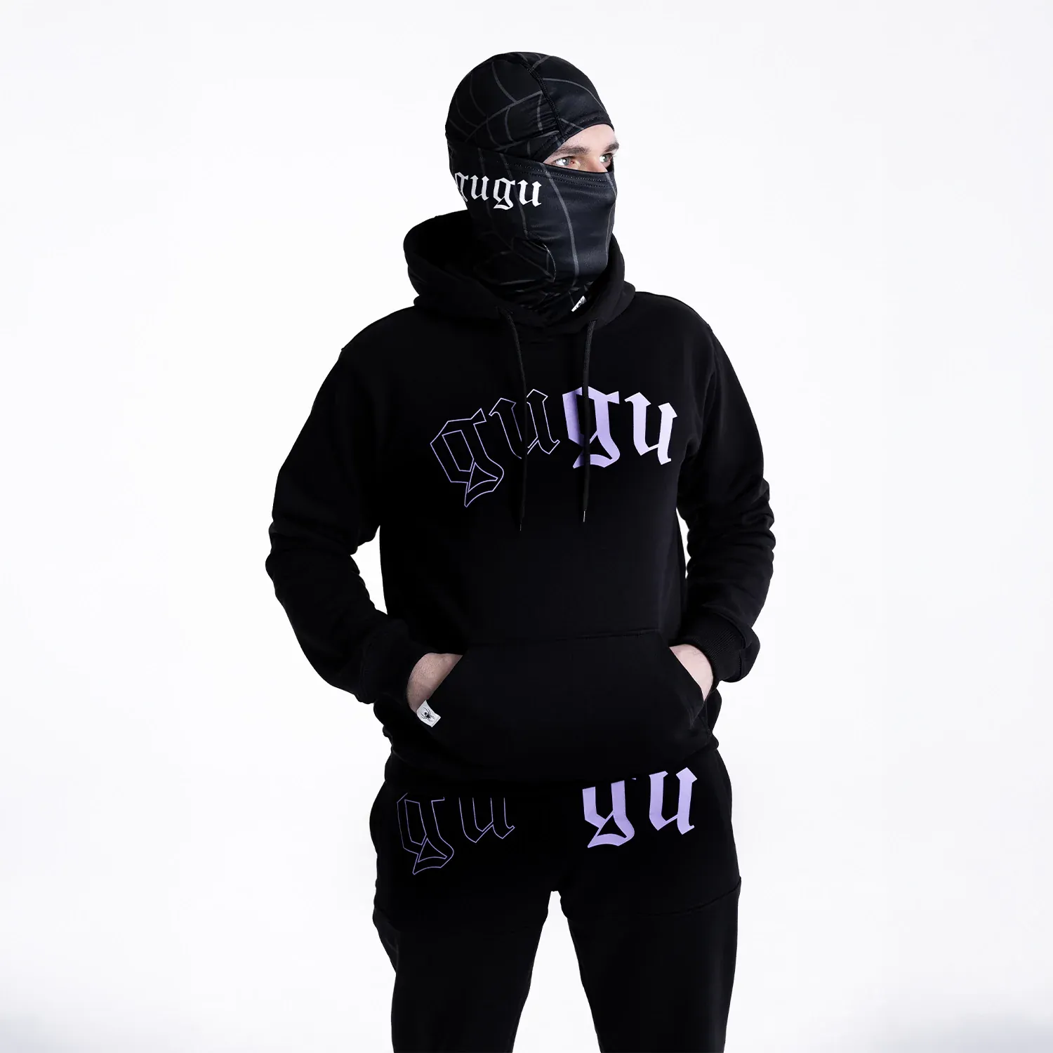 hoodie "GUGU BASE" black - Image 4
