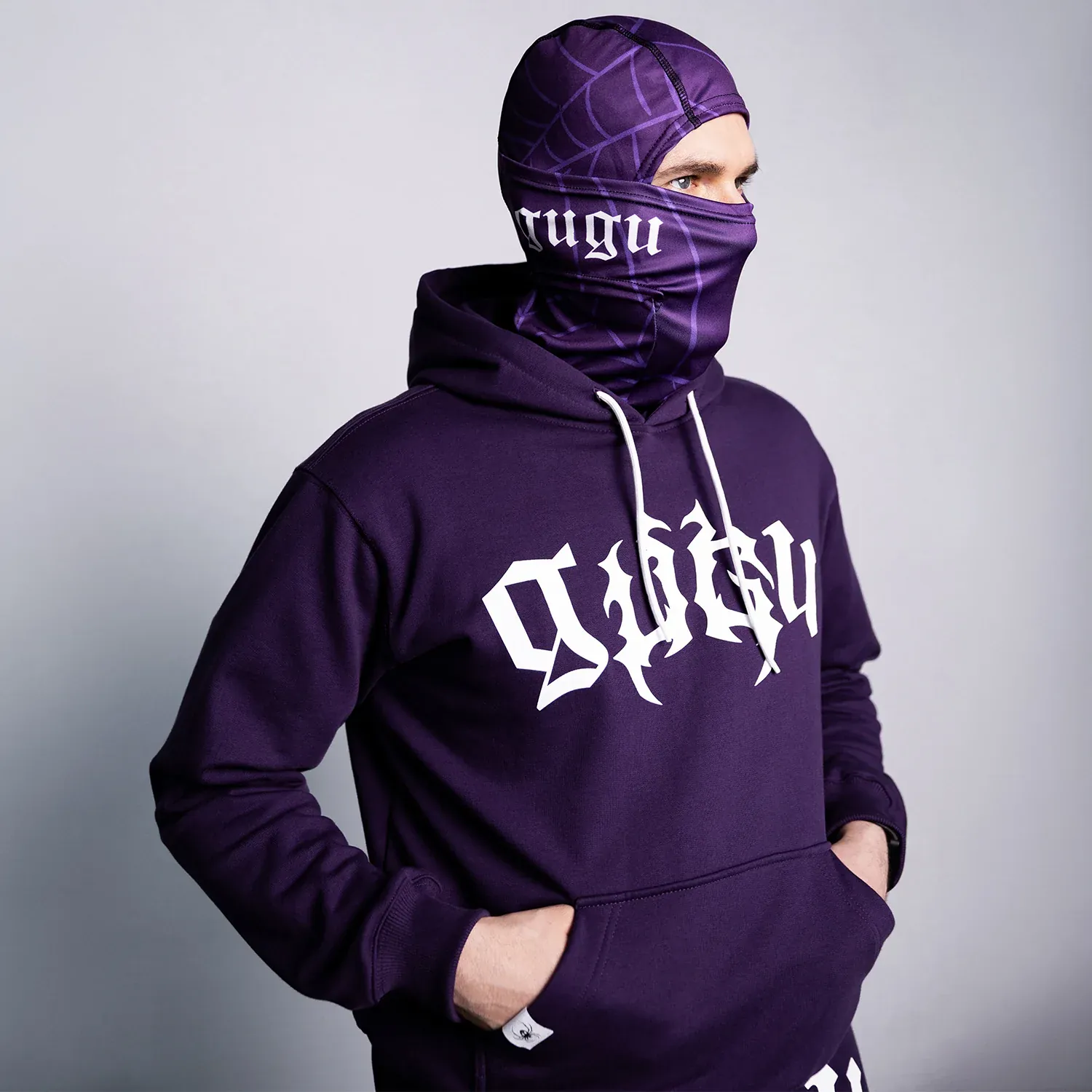 hoodie "GUGU BASE" violet - Image 4